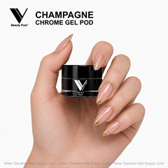 Champagne - V Beauty Pure Chrome Gel Pod by Dynamic Nail Supply Official Distributor