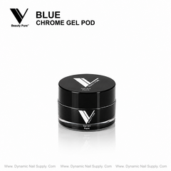 Blue - V Beauty Pure Chrome Gel Pod by Dynamic Nail Supply Official Distributor