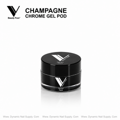 Champagne - V Beauty Pure Chrome Gel Pod by Dynamic Nail Supply Official Distributor