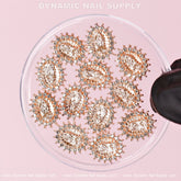 12 pcs Religious charm for vintage nails art design (Virgin Mary de Guadalupe / Rose Gold)