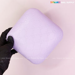 (Violet GC Engrave) Leather Elbow Cushion Pad Arm Rest Support for Manicure or Pedicure