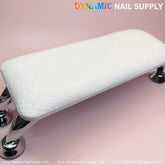 (Super White GC) Leather Armrest with Cushion Pillow for Pedicure Manicure (Reposabrazos Para Manicura)