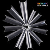600pcs/bag French Long Stiletto Shape Nails Tips - False Artificial Nail Tips for nails extension or building nails