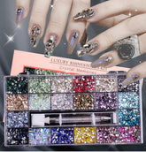 DH079 Multi-color mix-shape Rhinestone Set - 20 colors