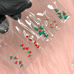 30 pcs Charm for Christmas nails (Bell, Deer, Candle, Tree)
