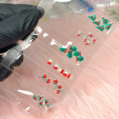 30 pcs Charm for Christmas nails (Bell, Deer, Candle, Tree)