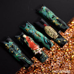 20 pcs Virgin Mary charms (colored) for Vintage Nails Design