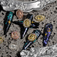 (Small version) 12 pcs bag Virgin Mary charms for Religious nails design