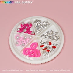 30 pcs of 3D Lips Nail Charms