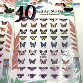 Butterfly stickers for nails art design - 10