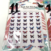 Butterfly stickers for nails art design - 11