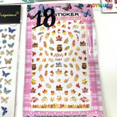 Butterfly stickers for nails art design - 18