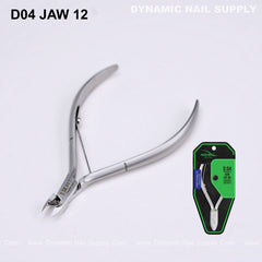 D04 - Jaw 12 - Upgraded Stainless Steel Cuticle Nippers – Ultra Sharp Dead- Skin Remover for Manicure & Pedicure