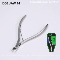 D06 - Jaw 14 - Precision Cuticle Trimmer Nippers – Heavy-Duty Dead Skin Clipper for Fingernails & Toenails