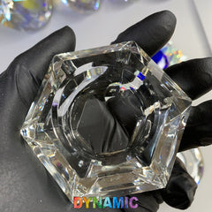 CRYSTAL DAPPEN DISH - HEXAGON - ROUND - HEART - LOTUS SHAPE