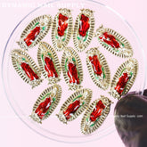 12 pcs Virgin Mary Charms (Colored) for Vintage Religious Nail Art Designer