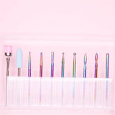 10pcs Manicure Drill Bits (Preps carbide drill bit set) for Removing dead skin and Nails Preparation