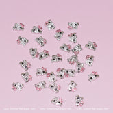 (Light Pink) 30 pcs Metal Hell0 Kitty Design Nail Charms (zircon alloy charm)
