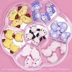 28 pcs Cute Cartoon Character charms for Nails Art Design