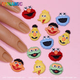 12 pcs Famous Sesame Street Cartoon Characters Nail Charms