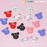 16 pcs Fashion KAWS Nail Designer Charms