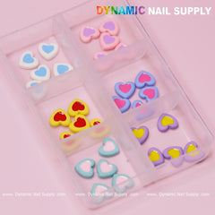 30 pcs Heart shaped candy/cookie/cake charms for nails designer