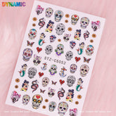 Day of The Dead, Skull Sticker (STZ-CS052)