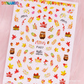 Autumn, Fall Leaves Sticker (F607)