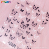 Black and White Butterfly Sticker (TS-390)