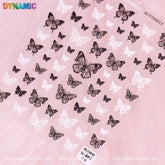 Black and White Butterfly Sticker (863)