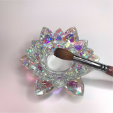 CRYSTAL LOTUS DAPPEN DISH - RAINBOW COLOR