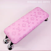 (RHLA018 - Light Pink LV/Kitty Pattern) Luxury Brand Armrest for Nail technicians (Reposabrazos Para Manicura)