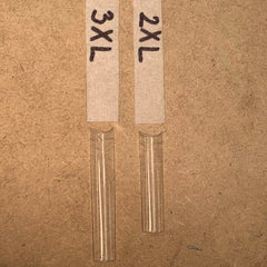 3XL Square Tips (Non C-Curve) - XXXL Straight flatter and easier to apply