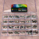 240 pcs (Silver) Vintage Charms set for Nails art design and decoration