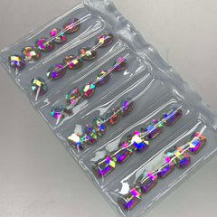 Big Shape Rhinestones / AB Red Green Gem Stone for nails art design