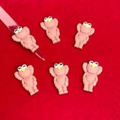 6 pcs KAWS Nail Designer Charms (Pallet Slipper Pink)