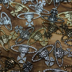 50 pcs Planet Charm for Nails art designer (Mixed Color)