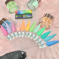 (Part 2) Spring Acrylic Collection - Pastel Colors for Spring nails design