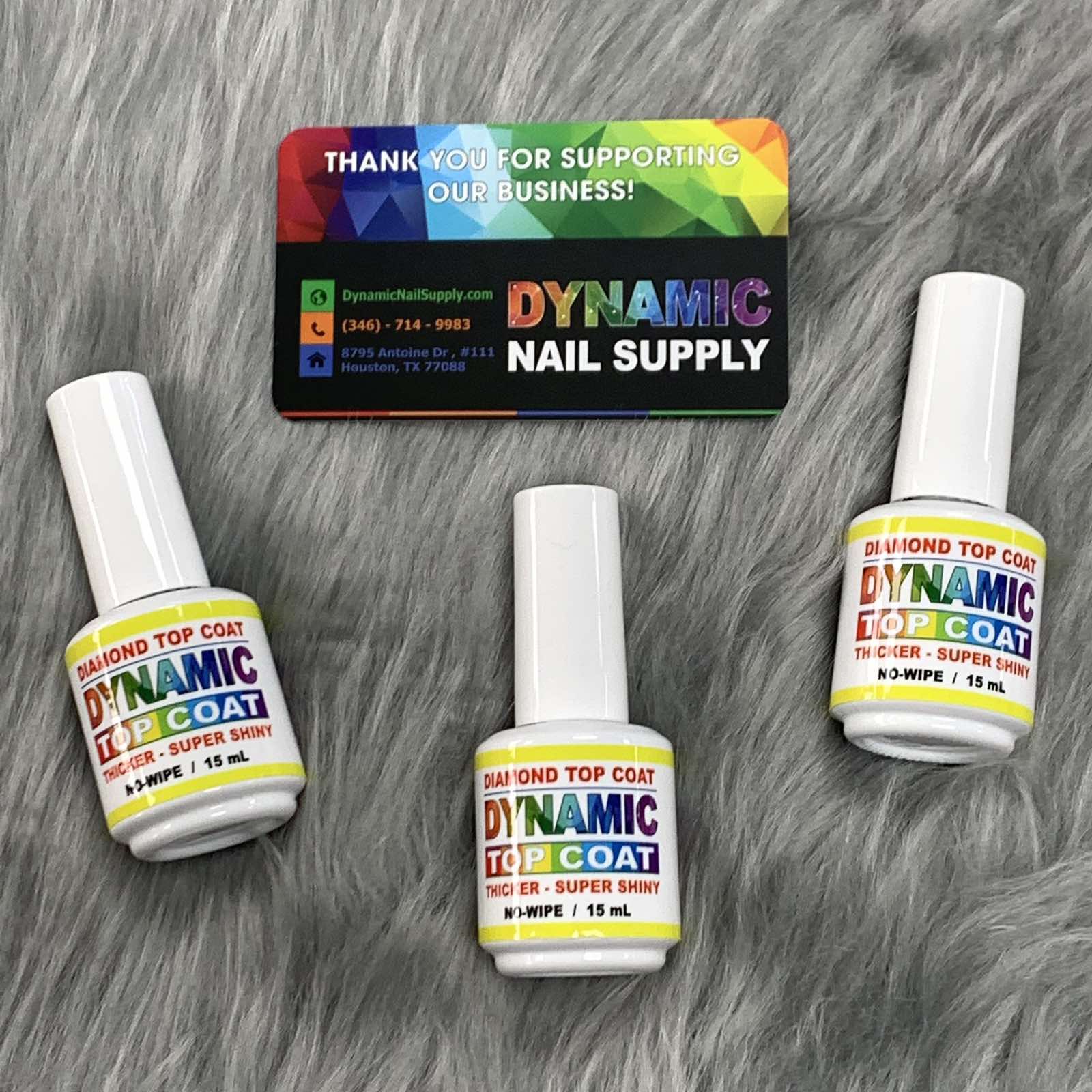 Dynamic Diamond Top Coat (No-wipe) Thicker coat and Last-longer