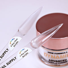 Clear / White / Soft White - purified acrylic powder for dipping and sculpting
