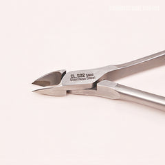 CL.S02 5MM - Professional Cuticle Nippers Spiral Springs Stainless Steel