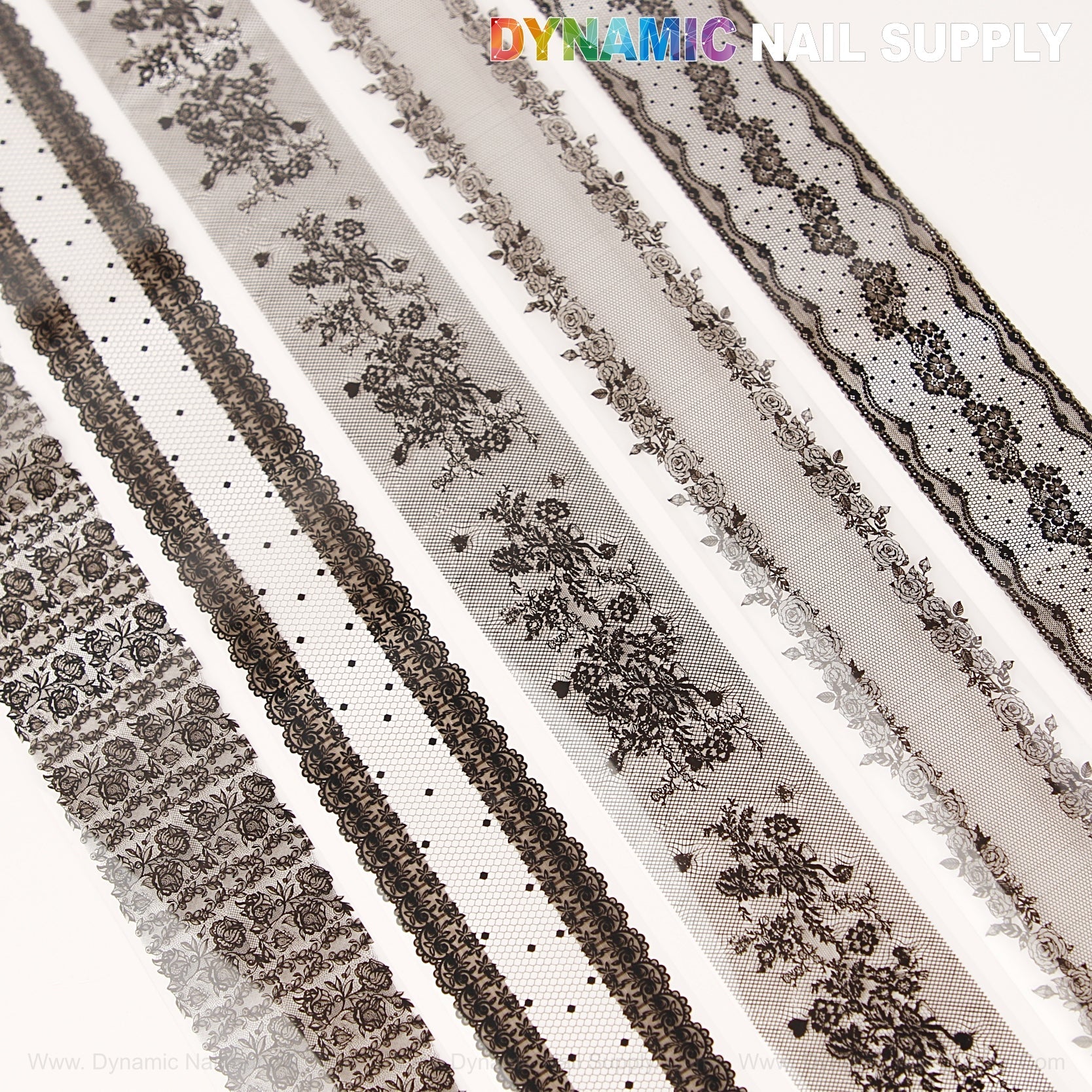 Black Mixed Design Nail Foil 5 - Nail Art Design Foils