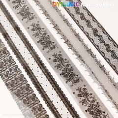 Black Mixed Design Nail Foil 5 - Nail Art Design Foils