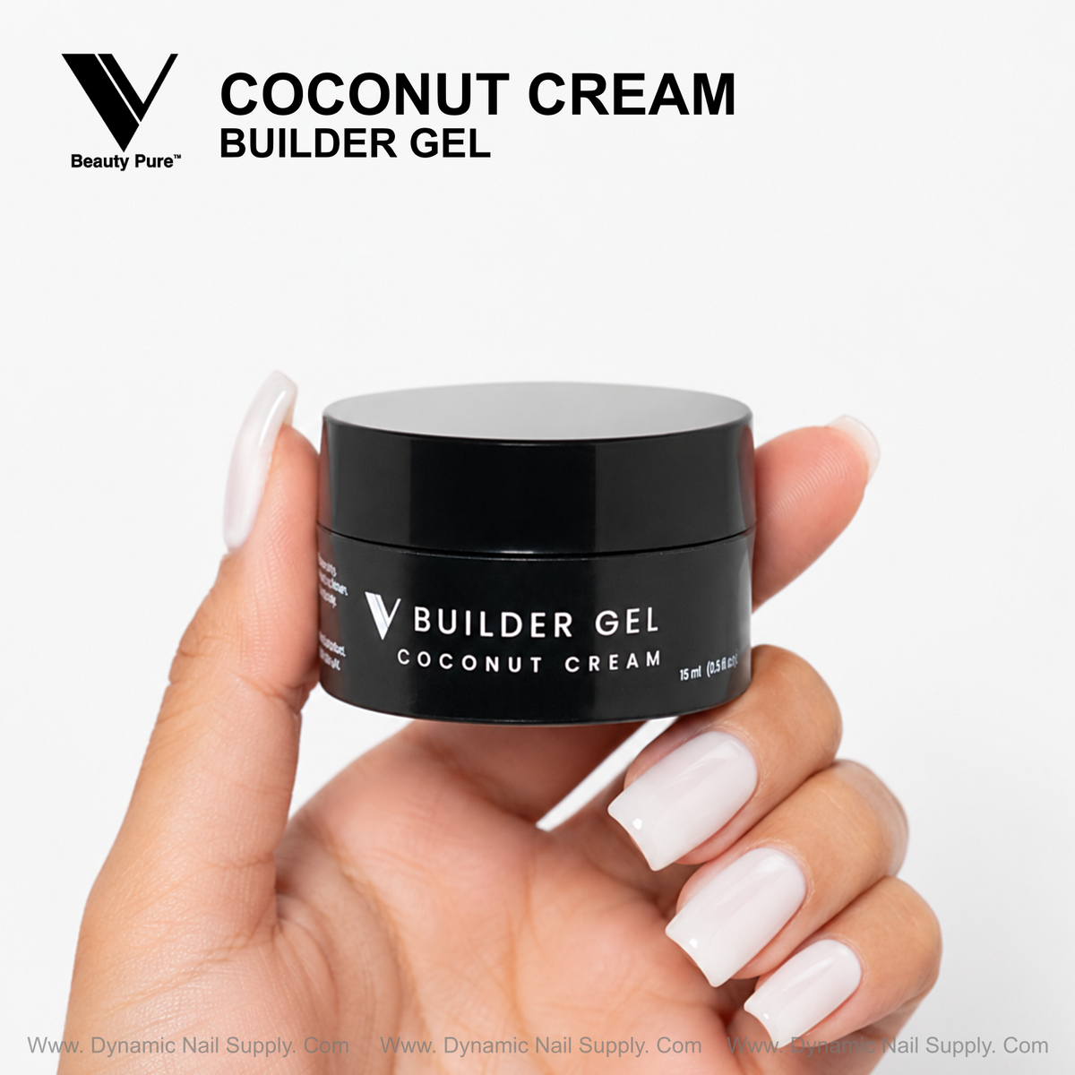 Coconut Cream - V Beauty Pure Builder Gel by Dynamic Nail Supply Official Distributor