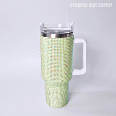 (RANDOM COLOR Rhinestone) Stainless Steel Tumbler (40oz)