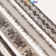 Black Mixed Design Nail Foil 5 - Nail Art Design Foils