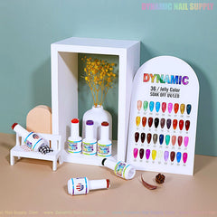 Crystal Gel Polish - Jelly Color Collection  (36 sheer colors)