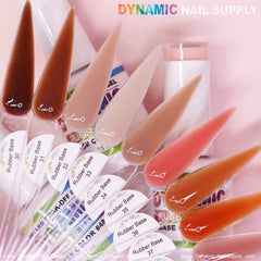 (BIAB) Rubber Base gel (Builder Gel in a Bottle) Number 30 to 39 collection