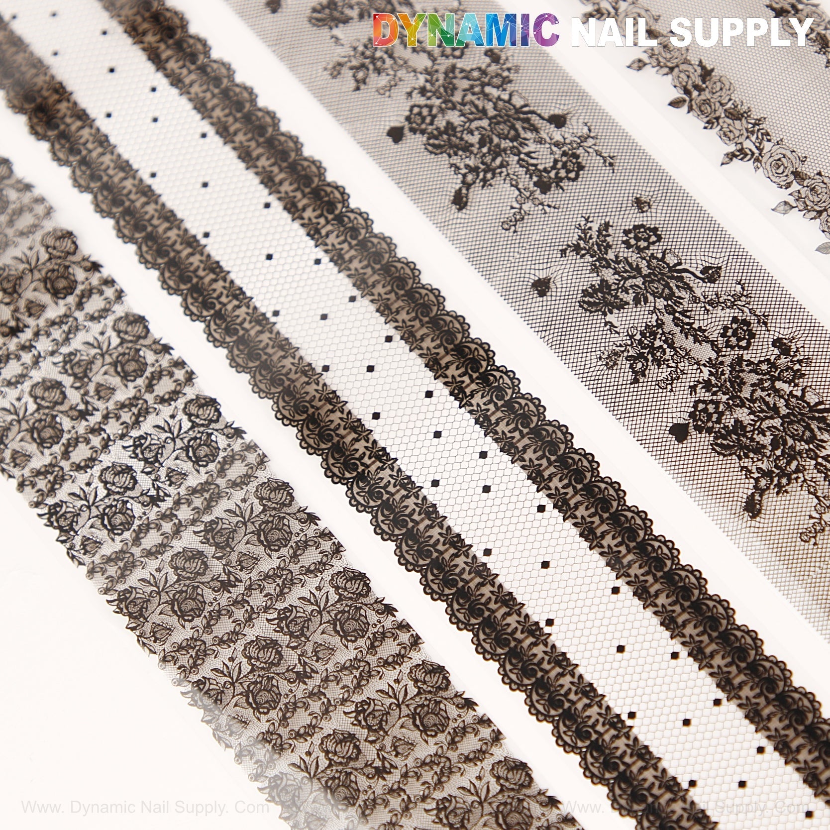 Black Mixed Design Nail Foil 5 - Nail Art Design Foils