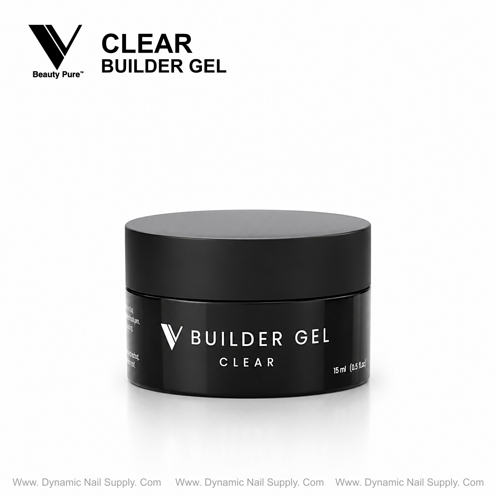 Clear - V Beauty Pure Builder Gel by Dynamic Nail Supply Official Distributor